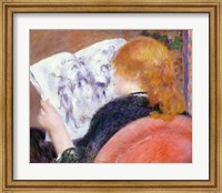 Young Woman Reading an Illustrated Journal, c.1880-81 Fine Art Print