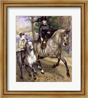 Horsewoman in the Bois de Boulogne, 1873 Fine Art Print