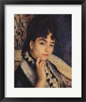 Portrait of Madame Alphonse Daudet Fine Art Print