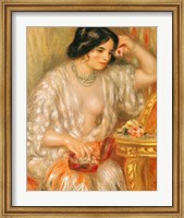 Gabrielle with Jewellery, 1910 Fine Art Print