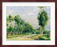 The Road to Versailles at Louveciennes Fine Art Print