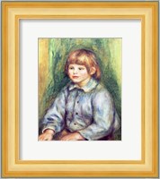 Seated Portrait of Claude Renoir Fine Art Print