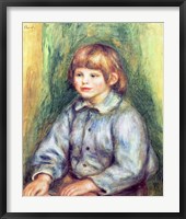 Seated Portrait of Claude Renoir Fine Art Print