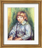 Seated Portrait of Claude Renoir Fine Art Print