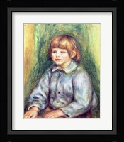 Seated Portrait of Claude Renoir Fine Art Print