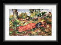 Young Girl Sleeping on the Grass Fine Art Print
