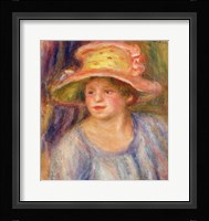 Woman with a hat Fine Art Print