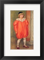 Claude Renoir in a clown costume, 1909 Fine Art Print