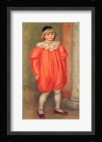 Claude Renoir in a clown costume, 1909 Fine Art Print