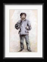 Portrait of Claude Monet - standing Fine Art Print