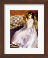 Young Woman Reading, c.1873 Fine Art Print