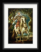 Equestrian portrait of the Duke of Lerma Fine Art Print