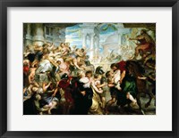 The Rape of the Sabine Women Fine Art Print