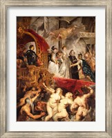 The Arrival of Marie de Medici in Marseilles, 3rd November 1600 Fine Art Print