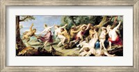 Diana and her Nymphs Surprised by Fauns, 1638-40 Fine Art Print