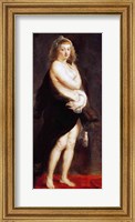Helena Fourment in a Fur Wrap, 1636-38 Fine Art Print