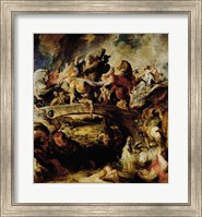 Battle of the Amazons and Greeks Fine Art Print