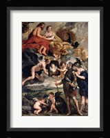 The Medici Cycle: Henri IV Receiving the Portrait of Marie de Medici Fine Art Print