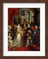 The Proxy Marriage of Marie de Medici Fine Art Print