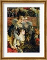 The Medici Cycle: The Coronation of Marie de Medici, detail of the Princesses of Guemenee and Conti Fine Art Print