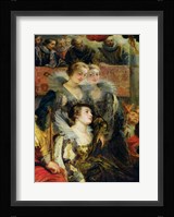 The Medici Cycle: The Coronation of Marie de Medici, detail of the Princesses of Guemenee and Conti Fine Art Print
