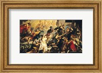 The Apotheosis of Henri IV and the Proclamation of the Regency of Marie de Medici Fine Art Print