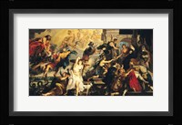 The Apotheosis of Henri IV and the Proclamation of the Regency of Marie de Medici Fine Art Print