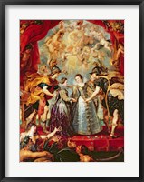 The Medici Cycle: Exchange of the Two Princesses of France and Spain Fine Art Print