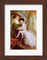 Helene Fourment - with child Fine Art Print
