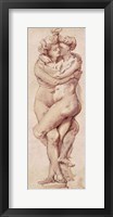 Embracing Couple Fine Art Print