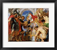 Abraham and Melchizedek Fine Art Print