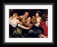 Lot and his daughters Fine Art Print