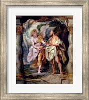 The Prophet Elijah and the Angel in the Wilderness Fine Art Print