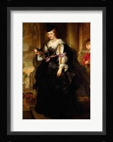 Portrait of Helene Fourment with a Coach Fine Art Print