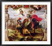 Achilles Defeating Hector Fine Art Print