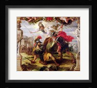Achilles Defeating Hector Fine Art Print