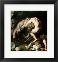 Hercules Fighting the Nemean Lion Fine Art Print