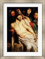 Triptych of Christ on the Straw Fine Art Print
