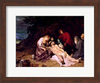 Lamentation over the Dead Christ with St. John and the Holy Women Fine Art Print