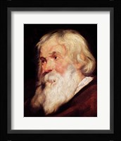 Head of an Old Man Fine Art Print