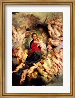 The Virgin and Child surrounded by the Holy Innocents Fine Art Print