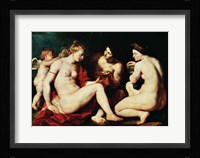 Venus, Cupid, Bacchus and Ceres, 1613 Fine Art Print