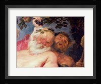 Drunken Silenus Supported by Satyrs Fine Art Print