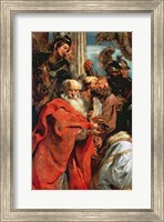 Adoration of the Magi - red garment Fine Art Print