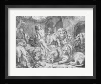 Daniel in the lions' den Fine Art Print