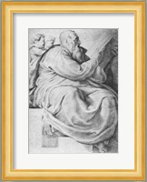 The Prophet Zacharias, after Michangelo Buonarroti Fine Art Print