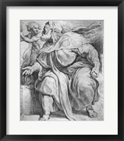 The Prophet Ezekiel, after Michangelo Buonarroti Fine Art Print