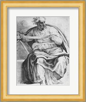 The Prophet Joel, after Michangelo Buonarroti Fine Art Print