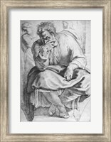 The Prophet Jeremiah, after Michangelo Buonarroti Fine Art Print