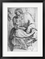 The Prophet Jeremiah, after Michangelo Buonarroti Fine Art Print